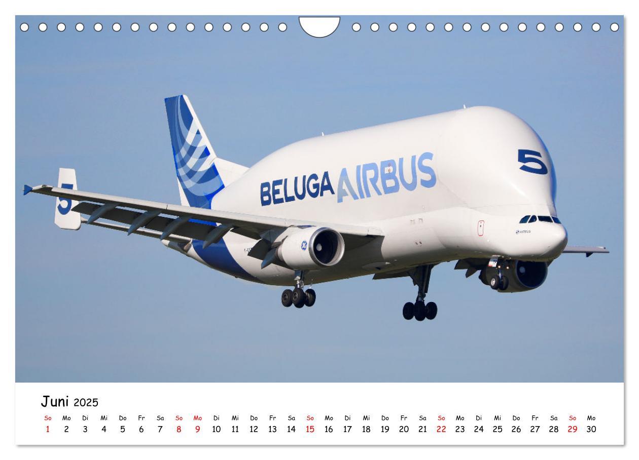 Bild: 9783435070701 | Flugzeuge am blauen Himmel (Wandkalender 2025 DIN A4 quer),...