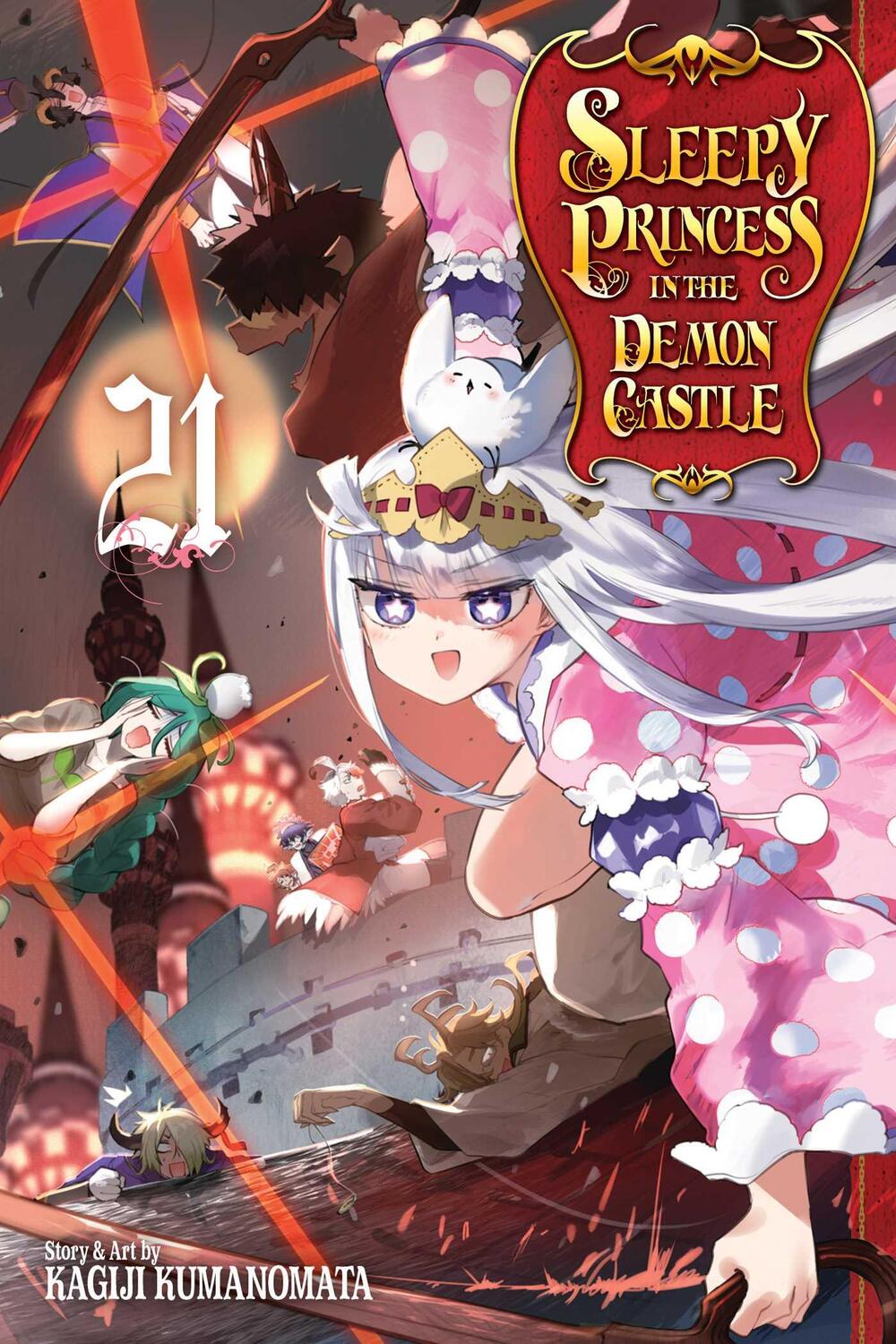 Cover: 9781974736379 | Sleepy Princess in the Demon Castle, Vol. 21 | Kagiji Kumanomata