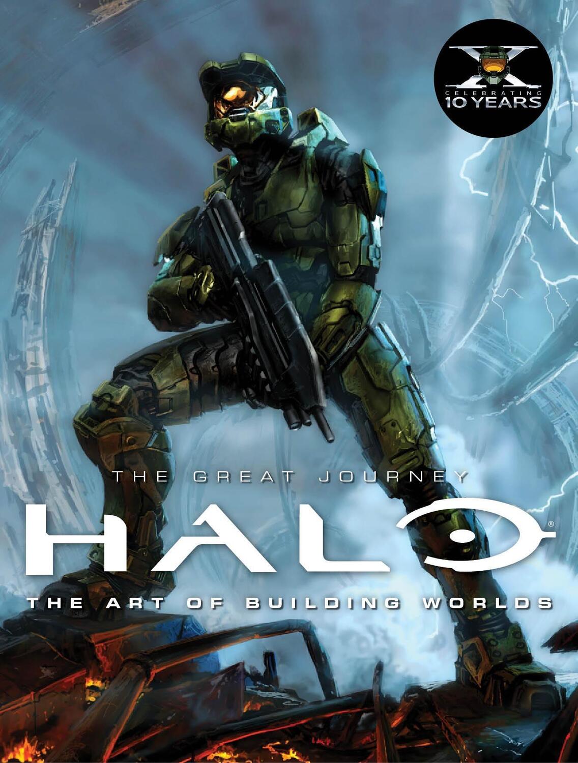 Cover: 9780857685629 | Halo: The Great Journey...The Art of Building Worlds | Titan Books