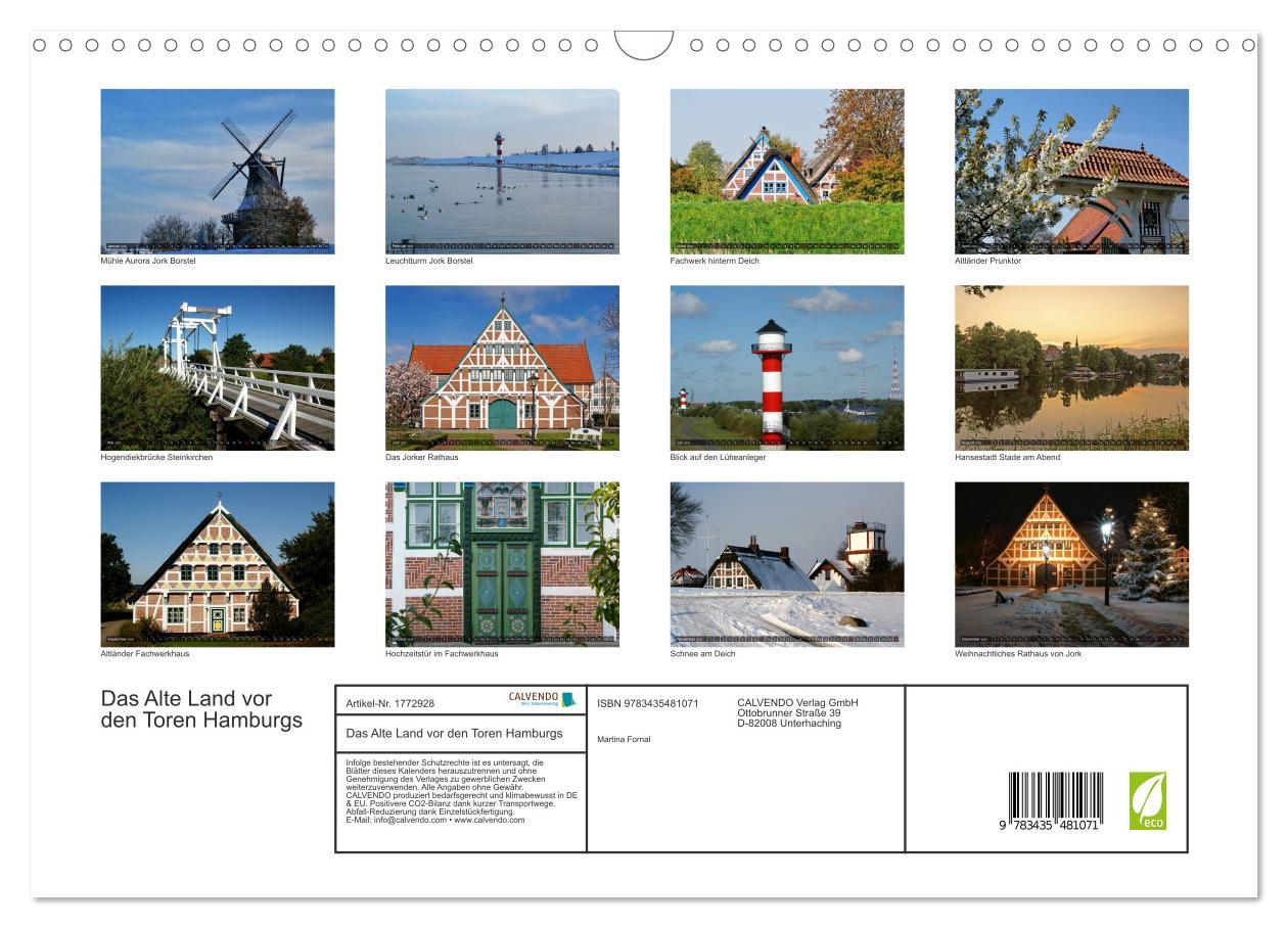 Bild: 9783435481071 | Das Alte Land vor den Toren Hamburgs (Wandkalender 2025 DIN A3...