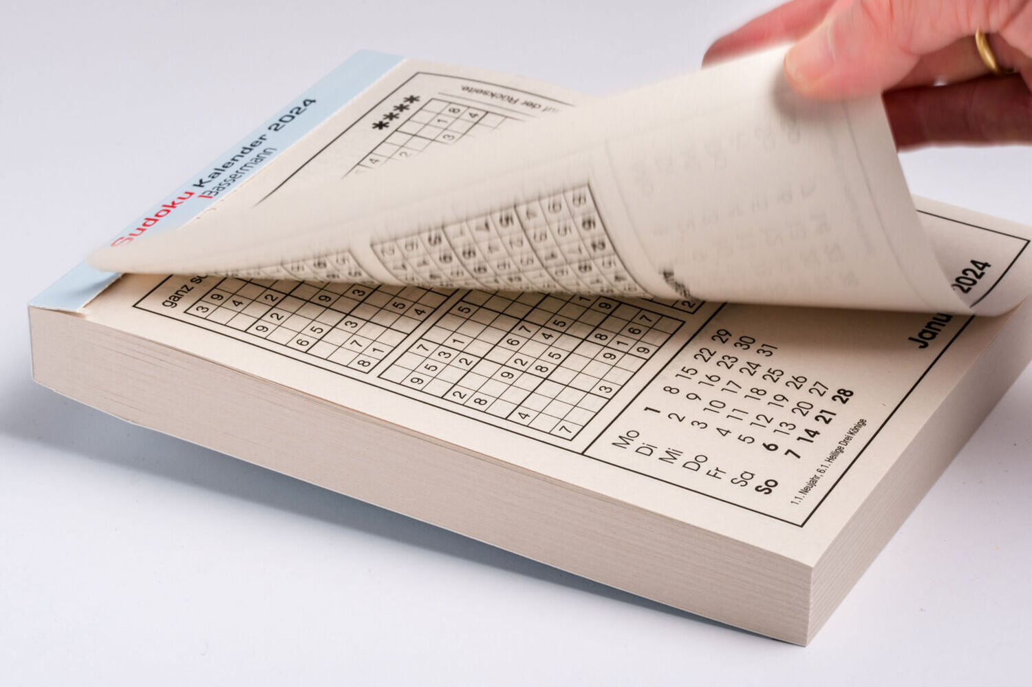 Bild: 9783809447740 | Sudokukalender 2024. Der beliebte Abreißkalender mit 800 Zahlenrätseln