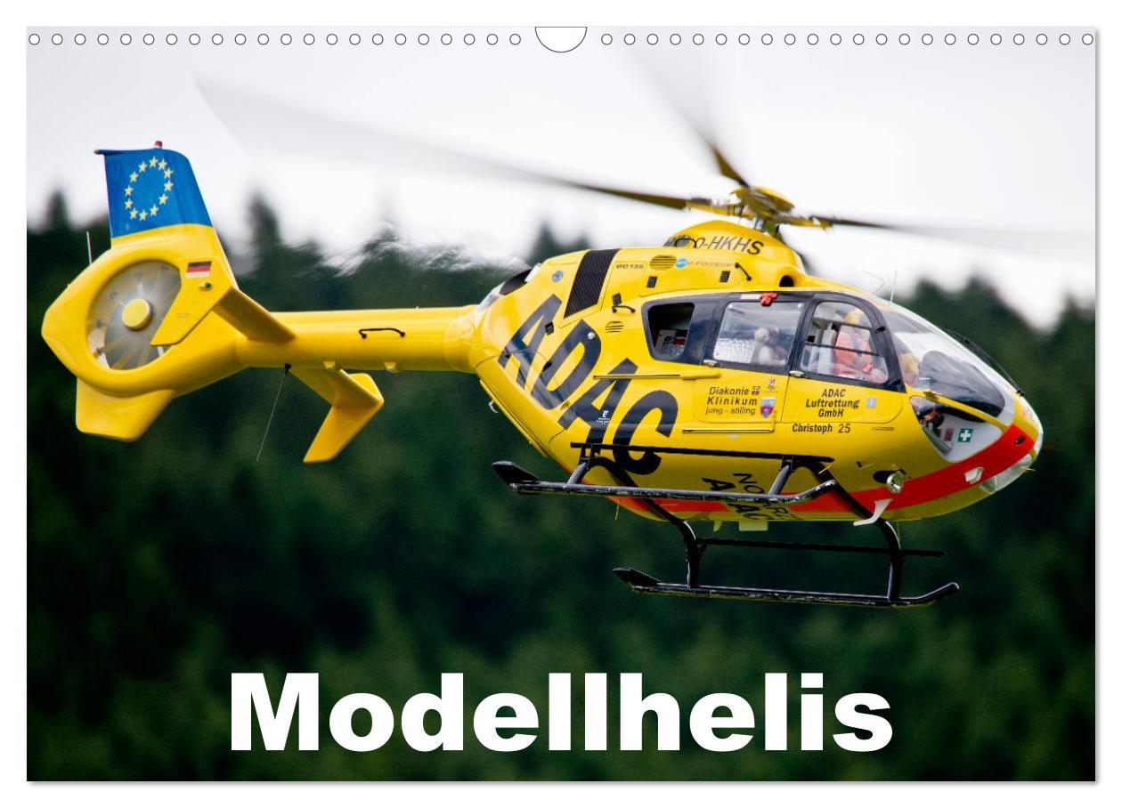 Cover: 9783435702916 | Modellhelis (Wandkalender 2025 DIN A3 quer), CALVENDO Monatskalender