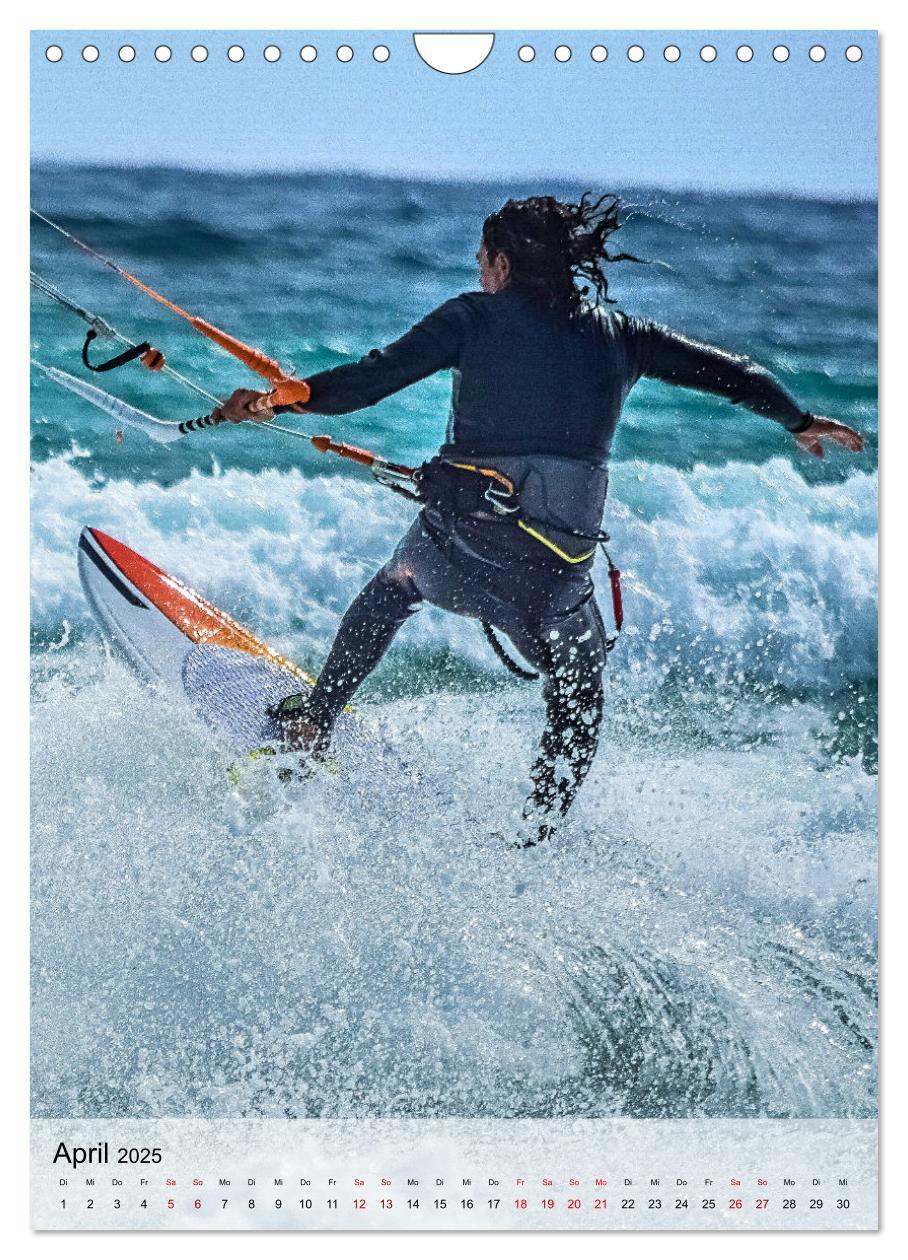 Bild: 9783435887699 | Kitesurfen - Fun pur (Wandkalender 2025 DIN A4 hoch), CALVENDO...