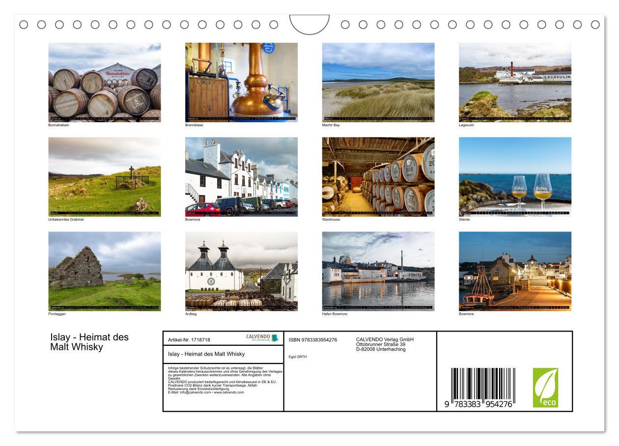 Bild: 9783383954276 | Islay - Heimat des Malt Whisky (Wandkalender 2025 DIN A4 quer),...