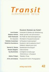 Cover: 9783801504021 | Transit 42 | Russland: Rückkehr der Politik? | Krzysztof Michalski