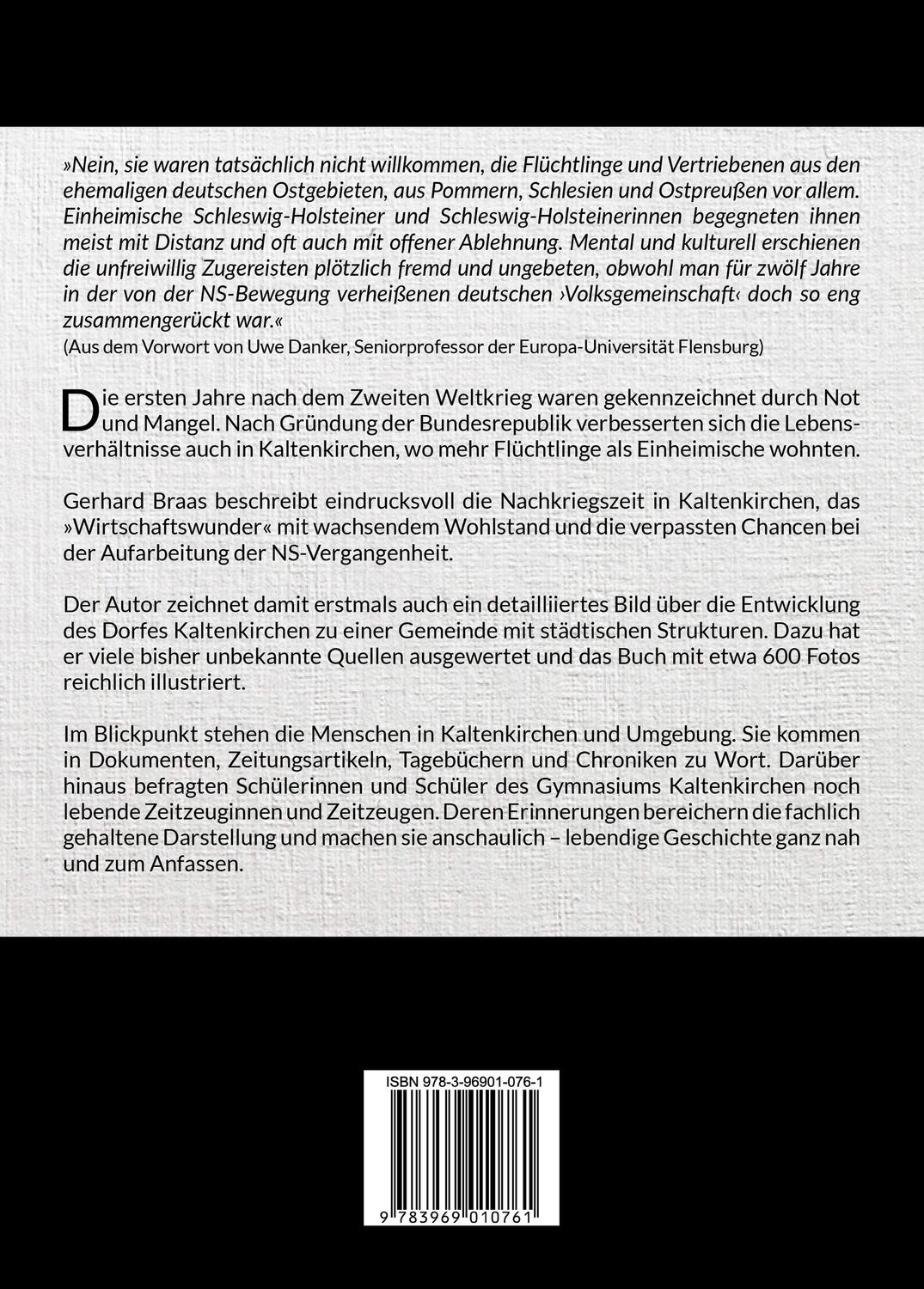 Rückseite: 9783969010761 | In Kaltenkirchen nicht willkommen | Gerhard Braas | Buch | 320 S.