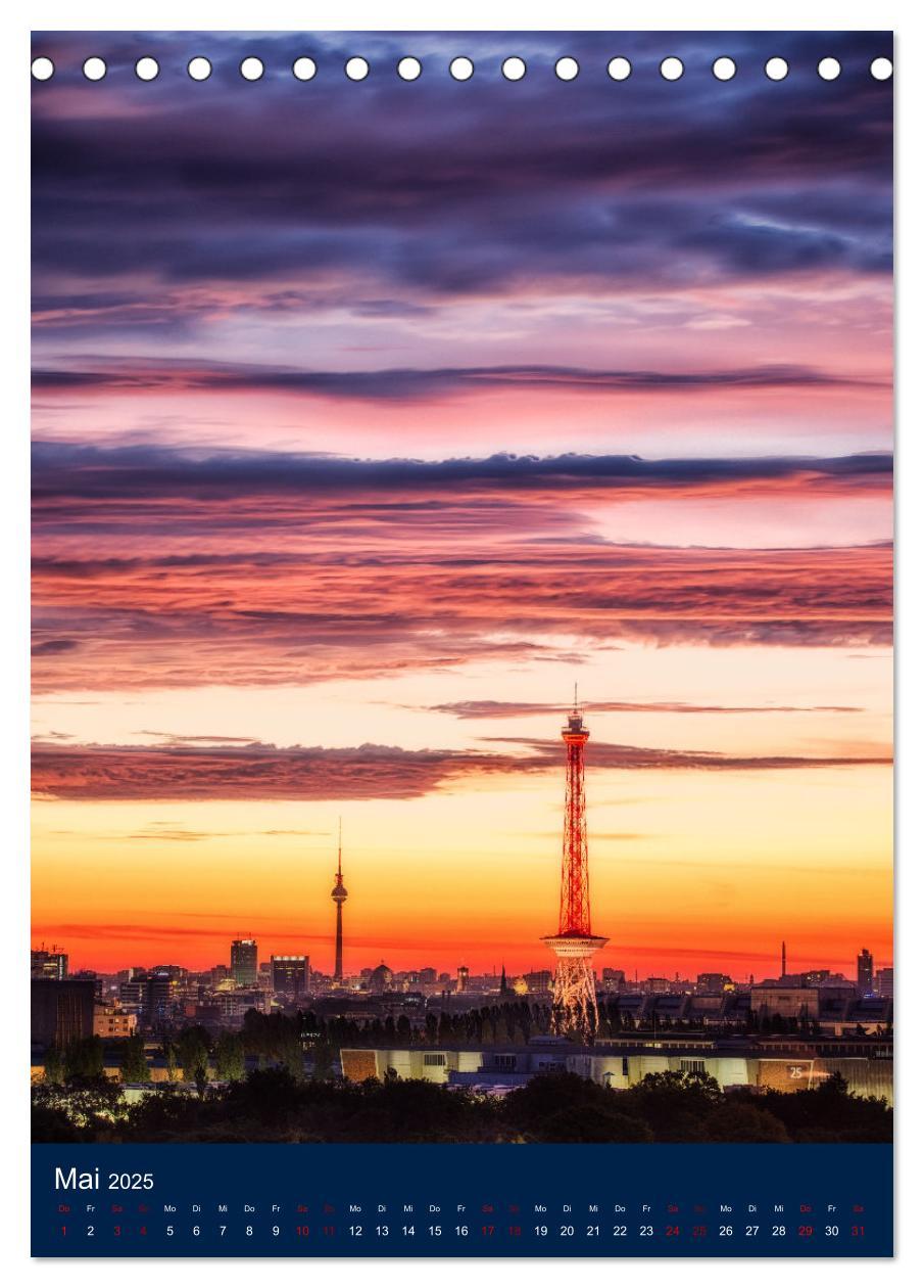 Bild: 9783435908837 | Berliner Fernsehturm - Magische Momente (Tischkalender 2025 DIN A5...