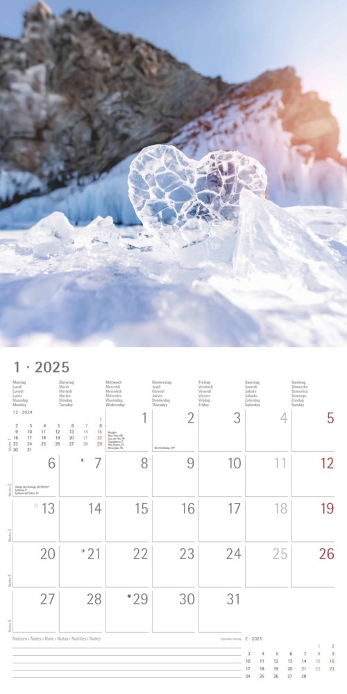 Bild: 4251732340902 | Alpha Edition - Sunny Moments 2025 Broschürenkalender, 30x30cm,...