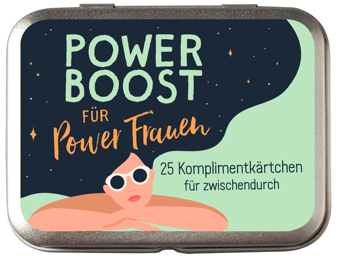 Cover: 4036442008324 | Power Boost für Powerfrauen | 25 Komplimentkärtchen für Zwischendurch