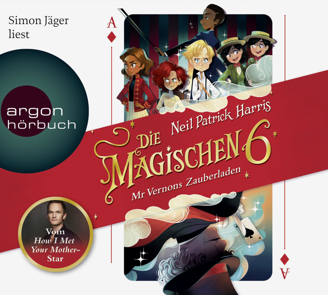 Cover: 9783839841785 | Die magischen Sechs, 4 Audio-CDs | Neil P. Harris | Audio-CD | Deutsch