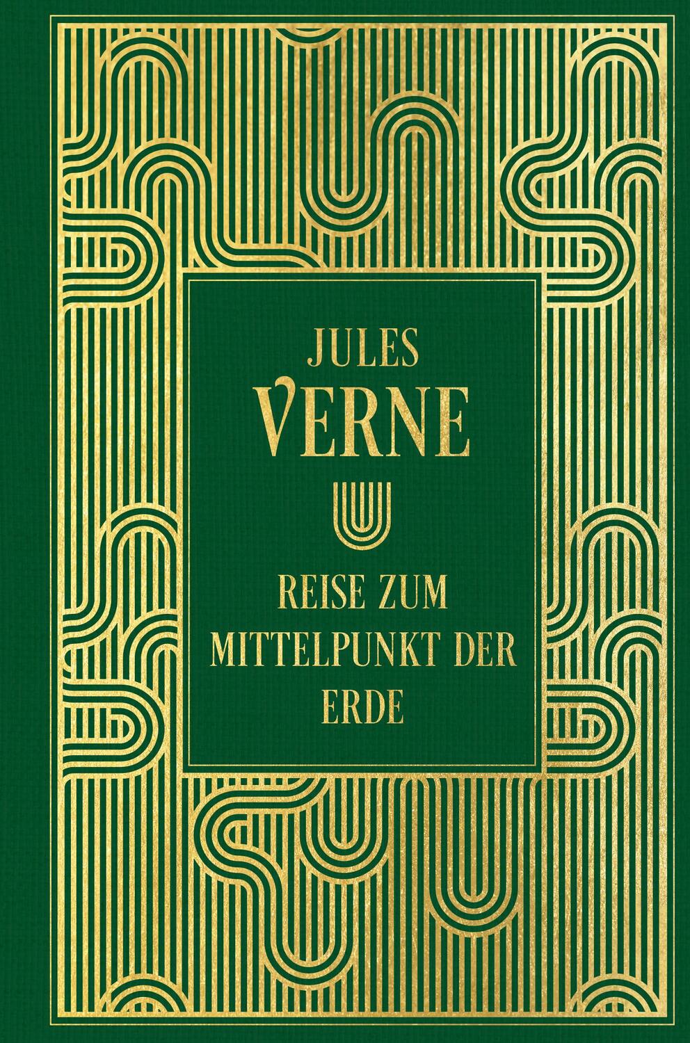 Cover: 9783868207118 | Reise zum Mittelpunkt der Erde | Leinen mit Goldprägung | Jules Verne