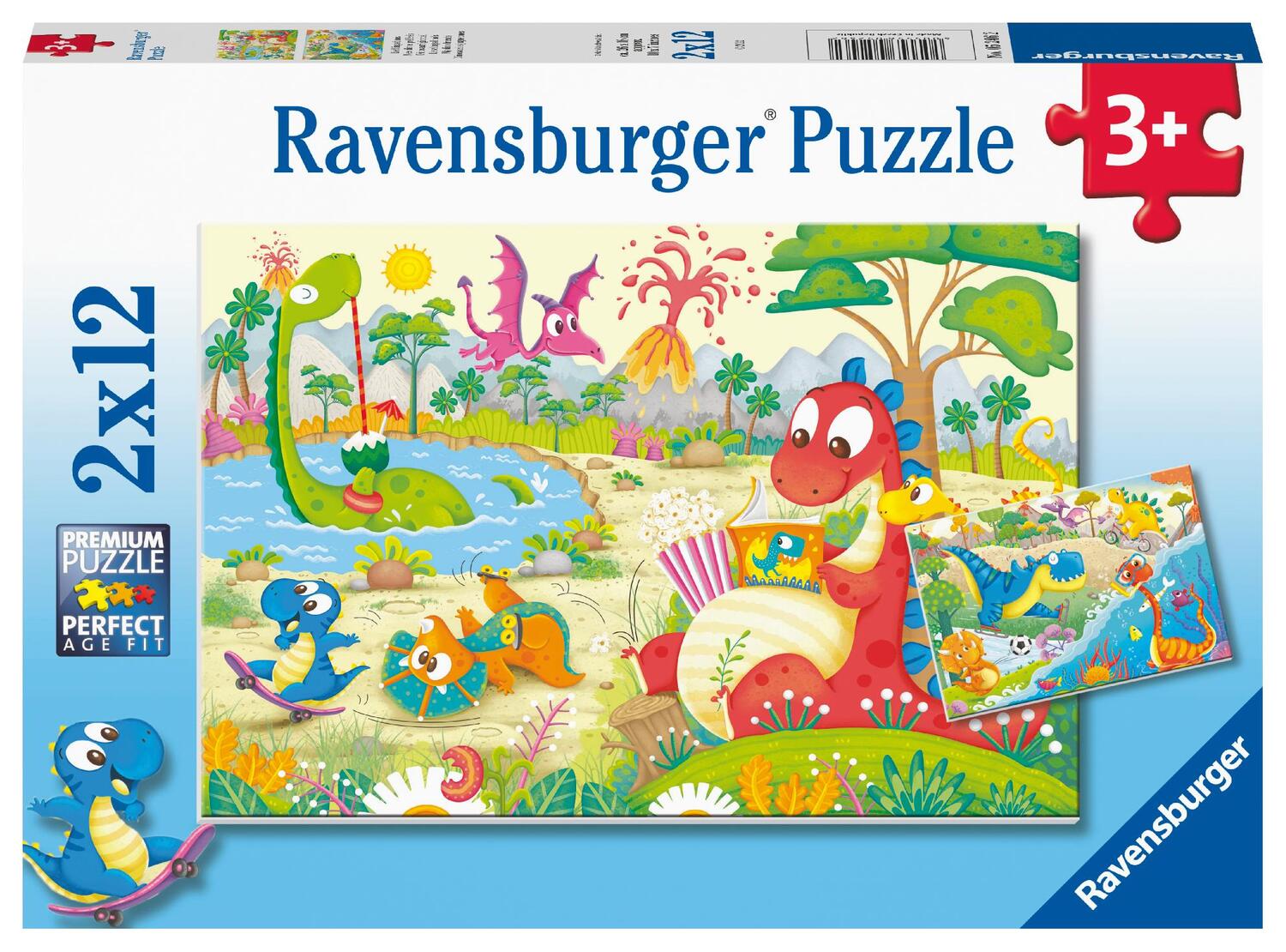 Cover: 4005556052462 | Ravensburger Kinderpuzzle - Lieblingsdinos- 2x12 Teile Puzzle für...
