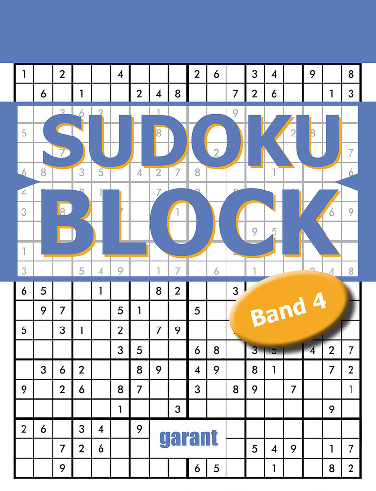 Cover: 9783735919434 | Sudoku Block. Bd.4 | garant Verlag GmbH | Taschenbuch | 396 S. | 2019