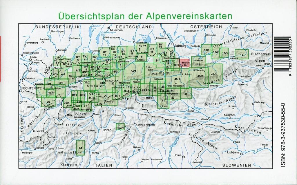 Bild: 9783937530550 | DAV Alpenvereinskarte 13 Tennengebirge 1 : 25 000 | (Land-)Karte