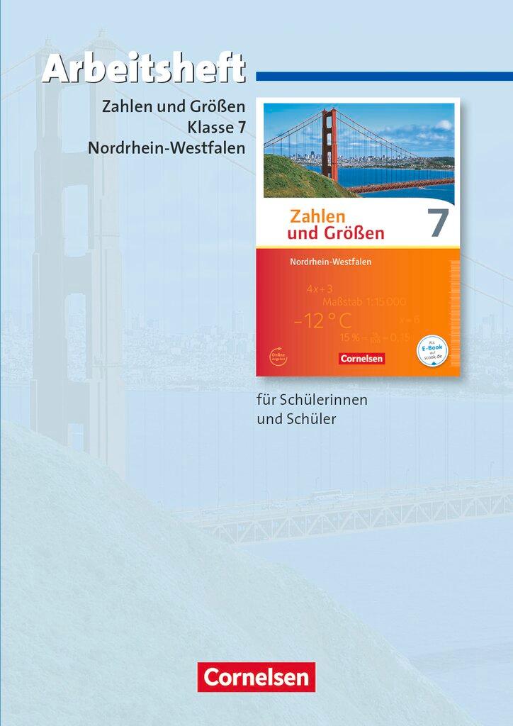 Cover: 9783060028917 | Zahlen und Größen 7. Schuljahr. Arbeitsheft mit eingelegten...