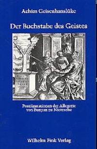 Cover: 9783770537945 | Der Buchstabe des Geistes | Achim Geisenhanslüke | Taschenbuch | 2003