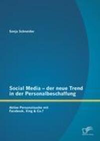 Cover: 9783842861428 | Social Media ¿ der neue Trend in der Personalbeschaffung: Aktive...