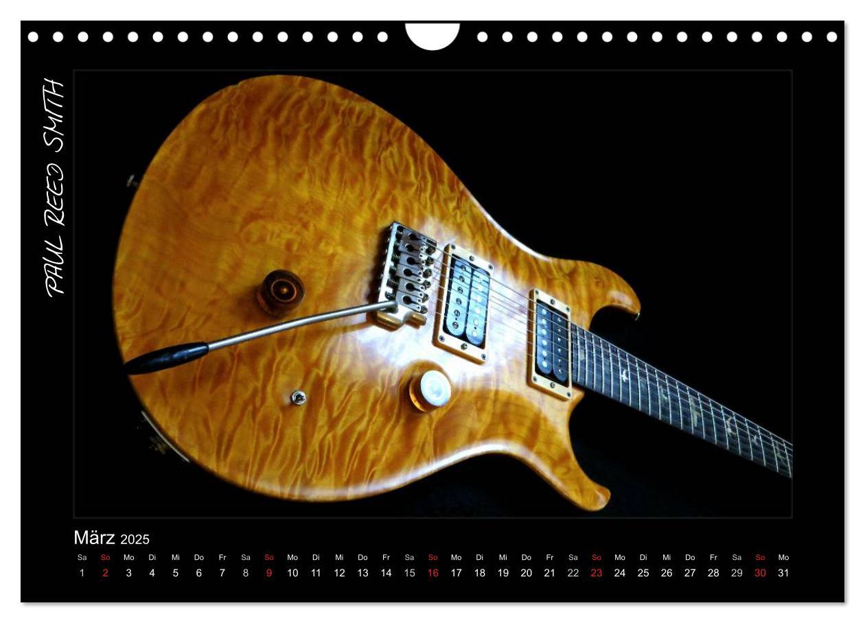 Bild: 9783435752850 | ROCKGITARREN in Szene gesetzt (Wandkalender 2025 DIN A4 quer),...