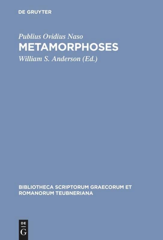 Cover: 9783598715655 | Metamorphoses | Publius Ovidius Naso | Buch | ISSN | XXVIII | Latein