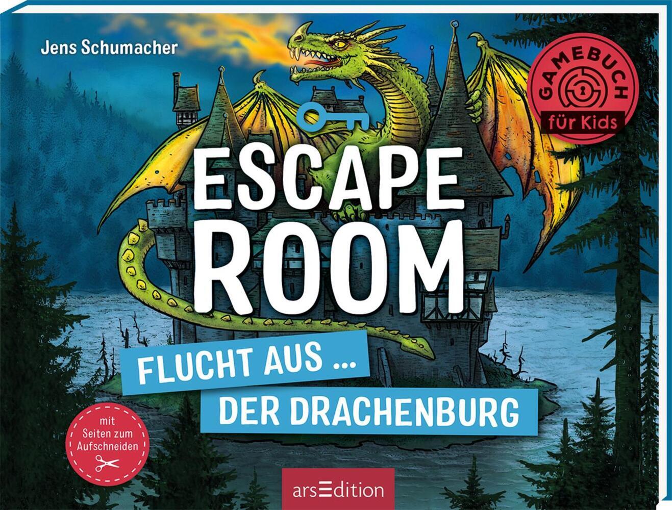 Cover: 9783845846484 | Escape Room - Flucht aus der Drachenburg | Mit Seiten zum Aufschneiden