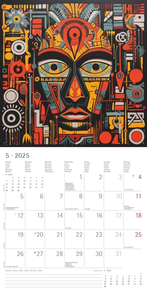 Bild: 4251732344344 | Alpha Edition - Tribal Inspiration 2025 Broschürenkalender,...