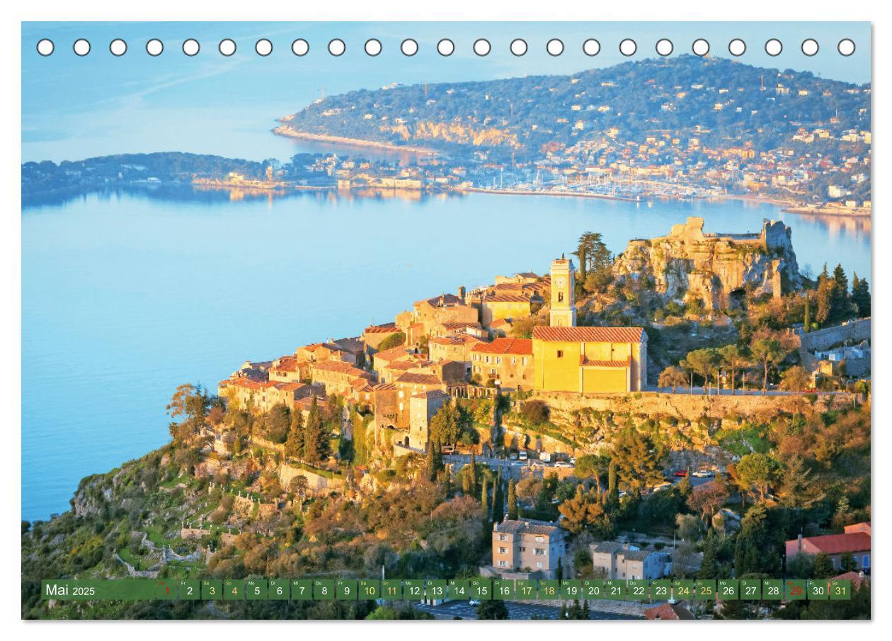 Bild: 9783383776700 | Lebendige Cote d'Azur: Die azurblaue Küste (Tischkalender 2025 DIN...