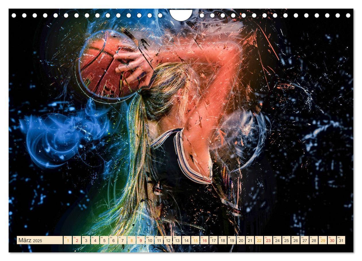 Bild: 9783435325498 | Basketball extrem (Wandkalender 2025 DIN A4 quer), CALVENDO...