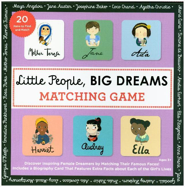 Cover: 9781631065866 | Little People, BIG DREAMS Matching Game | María Isabel Sánchez Vegara