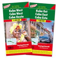 Cover: 9783707916881 | Kuba West und Ost, Autokarten Set 1:400.000 | (Land-)Karte | 3 Bde/Tle