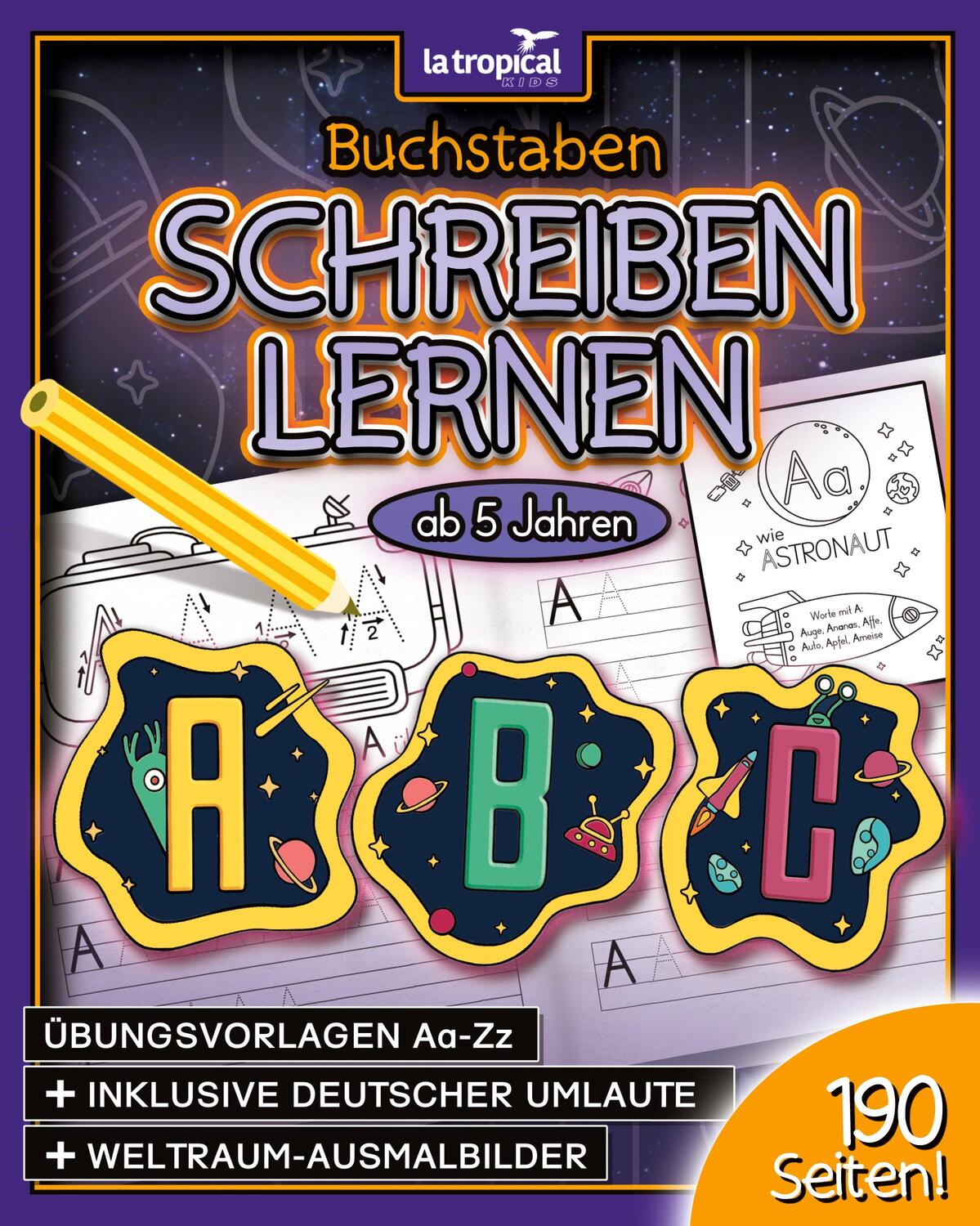 Cover: 9783969080412 | Buchstaben schreiben lernen ab 5 Jahren | David Ludwig | Taschenbuch