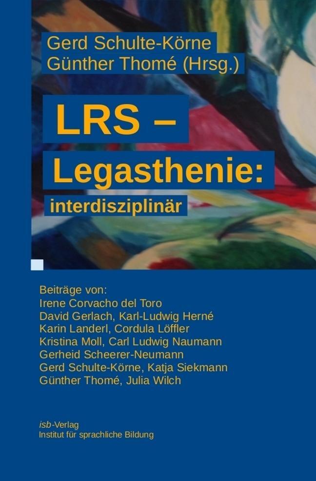 Cover: 9783942122115 | LRS - Legasthenie: interdisziplinär | Irene Corvacho del Toro (u. a.)