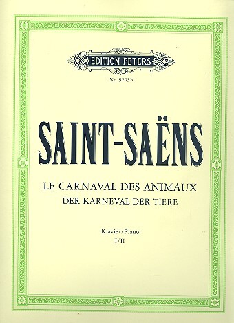Cover: 9790014104795 | Carnaval Des Animaux | Camille Saint-Saens | Buch | Edition Peters