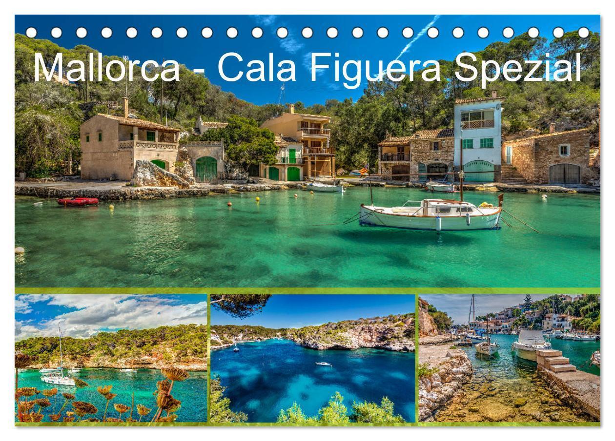 Cover: 9783383146596 | Mallorca - Cala Figuera Spezial (Tischkalender 2024 DIN A5 quer),...