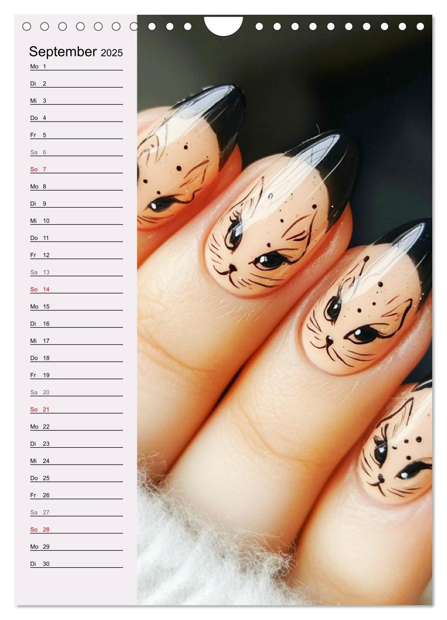 Bild: 9783457205686 | Nageldesign. Außergewöhnliche Fingernägel (Wandkalender 2025 DIN A4...