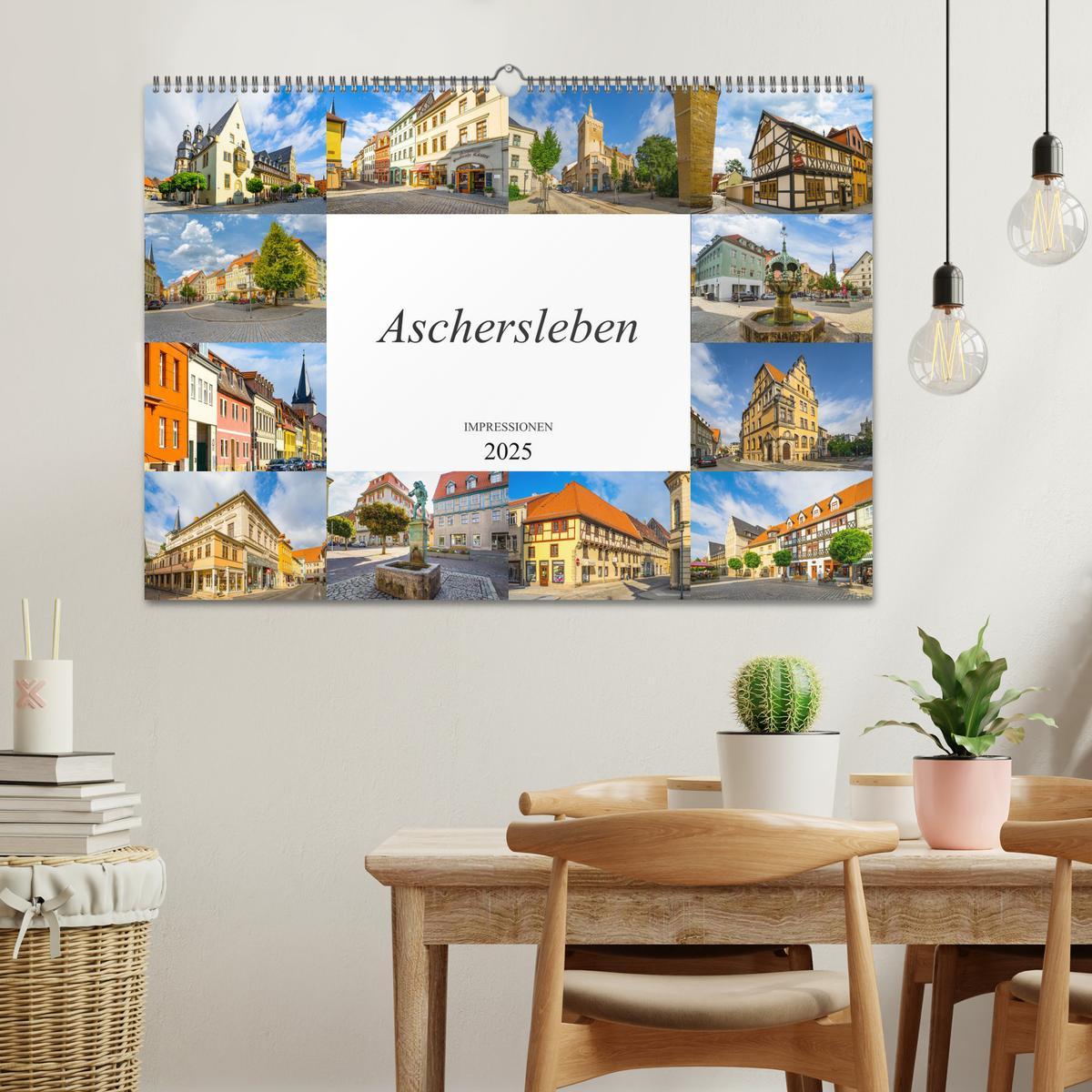 Bild: 9783435295432 | Aschersleben Impressionen (Wandkalender 2025 DIN A2 quer), CALVENDO...