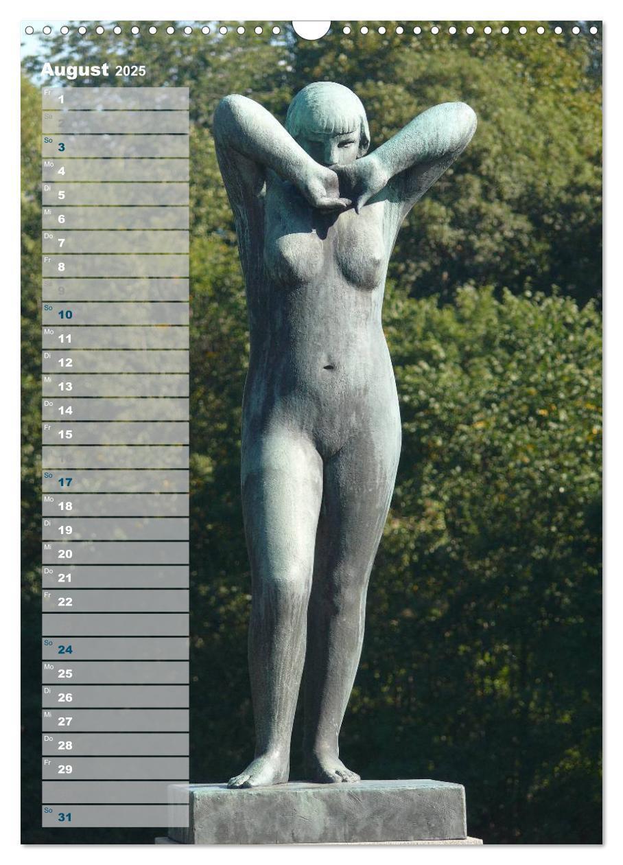 Bild: 9783457027059 | Skulpturen im Vigeland-Park Oslo (Wandkalender 2025 DIN A3 hoch),...