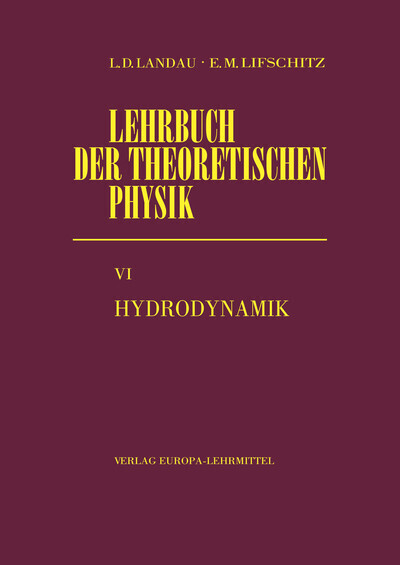 Cover: 9783808555545 | Hydrodynamik | Lew D. Landau (u. a.) | Buch | Deutsch | 1991