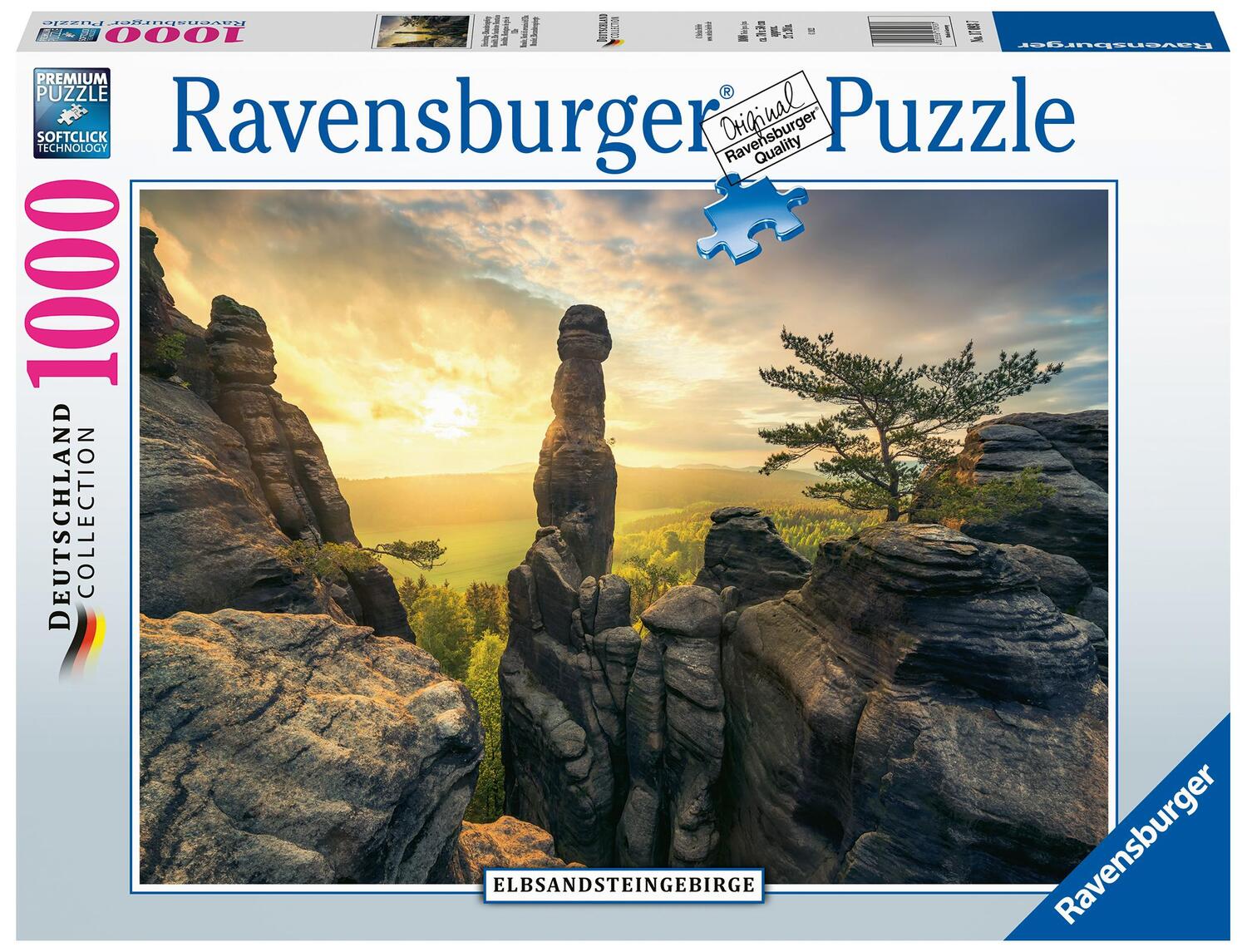 Cover: 4005556170937 | Ravensburger Puzzle 17093 Erleuchtung - Elbsandsteingebirge...