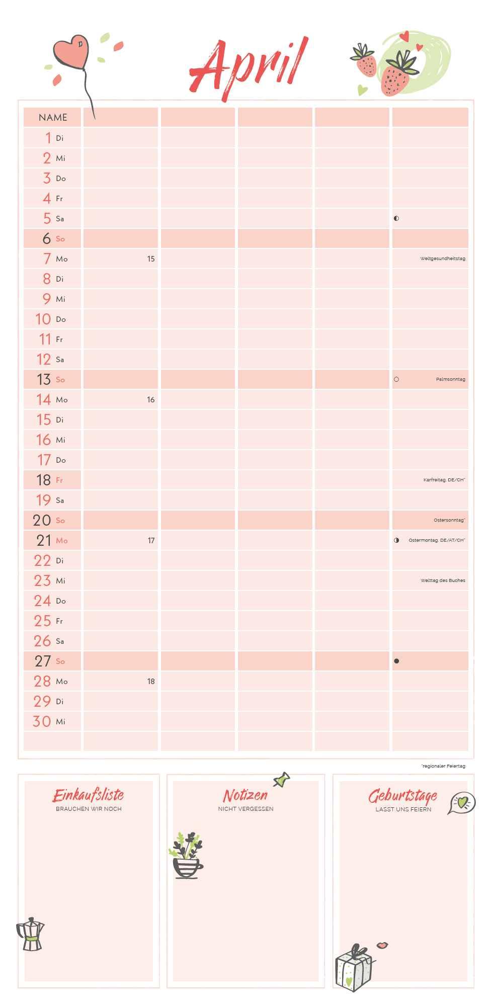 Bild: 4251732341244 | Little Lovely Planner 2025 Familienplaner - Familien-Timer -...