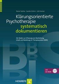 Cover: 9783801726546 | Klärungsorientierte Psychotherapie systematisch dokumentieren | Sachse
