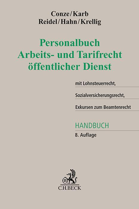 Cover: 9783406798825 | Personalbuch Arbeits- und Tarifrecht öffentlicher Dienst | Buch | 2024