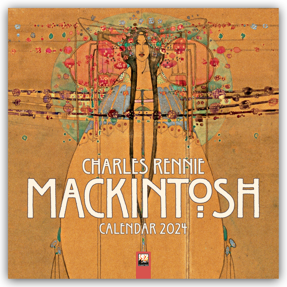Cover: 9781804173855 | Charles Rennie Mackintosh 2024 | Flame Tree Publishing | Kalender