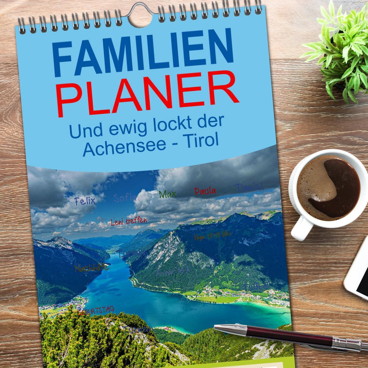 Bild: 9783457150955 | Familienplaner 2025 - Und ewig lockt der Achensee - Tirol mit 5...