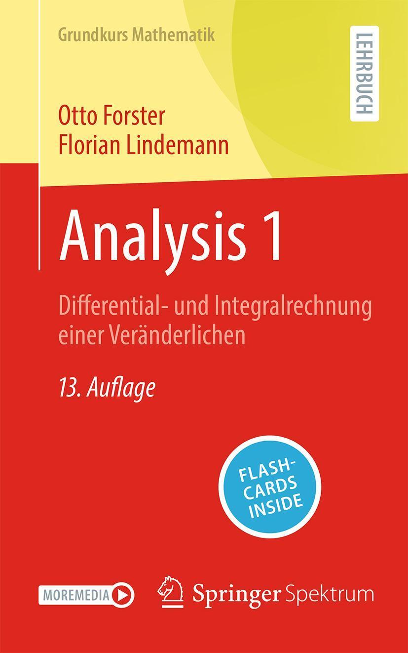 Cover: 9783658401290 | Analysis 1 | Differential- und Integralrechnung einer Veränderlichen
