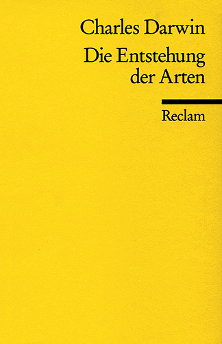 Cover: 9783150030714 | Die Entstehung der Arten durch natürliche Zuchtwahl | Darwin | Buch