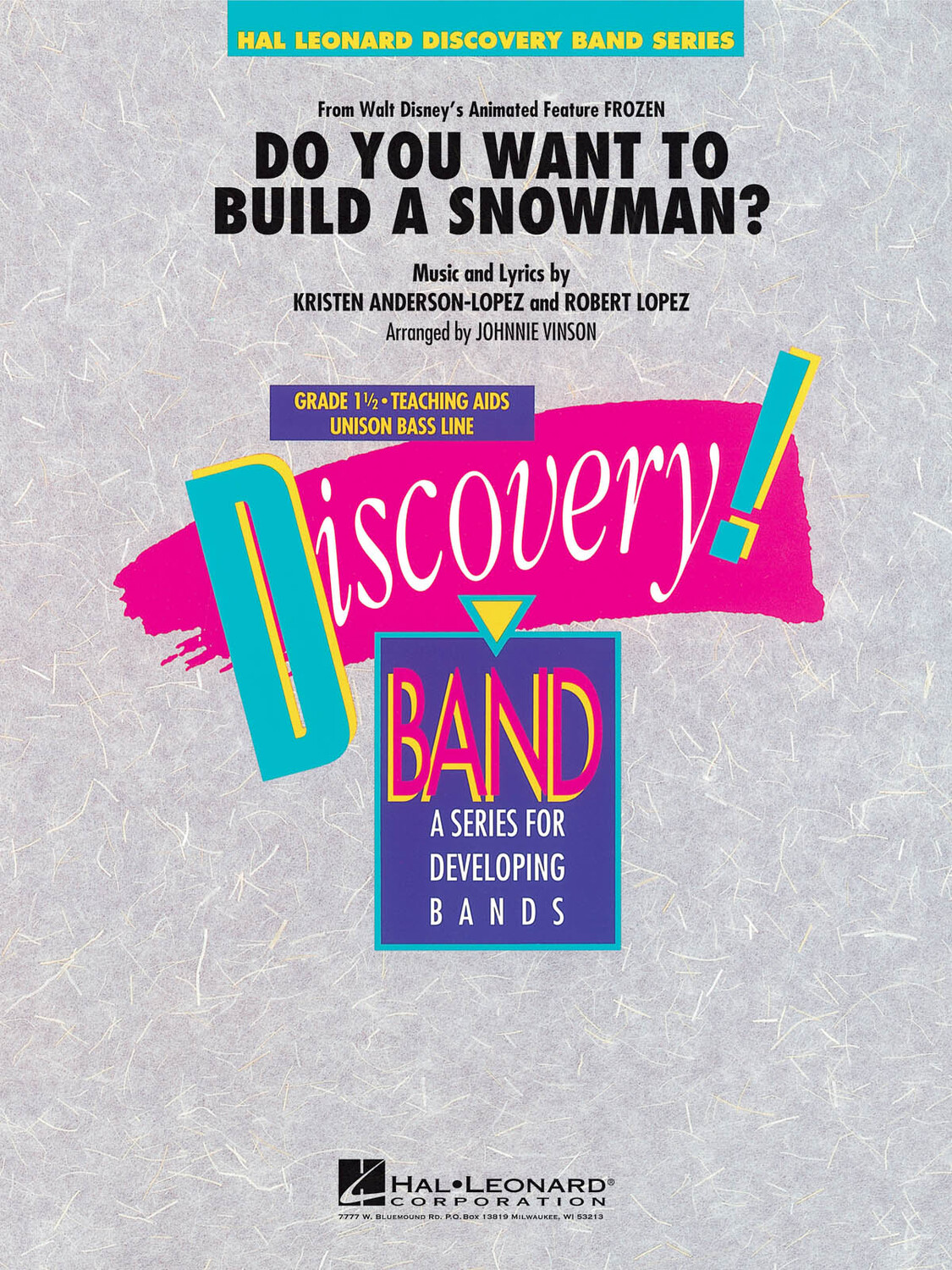 Cover: 888680010188 | Do You Want to Build a Snowman? (from Frozen) | Lopez | Hal Leonard