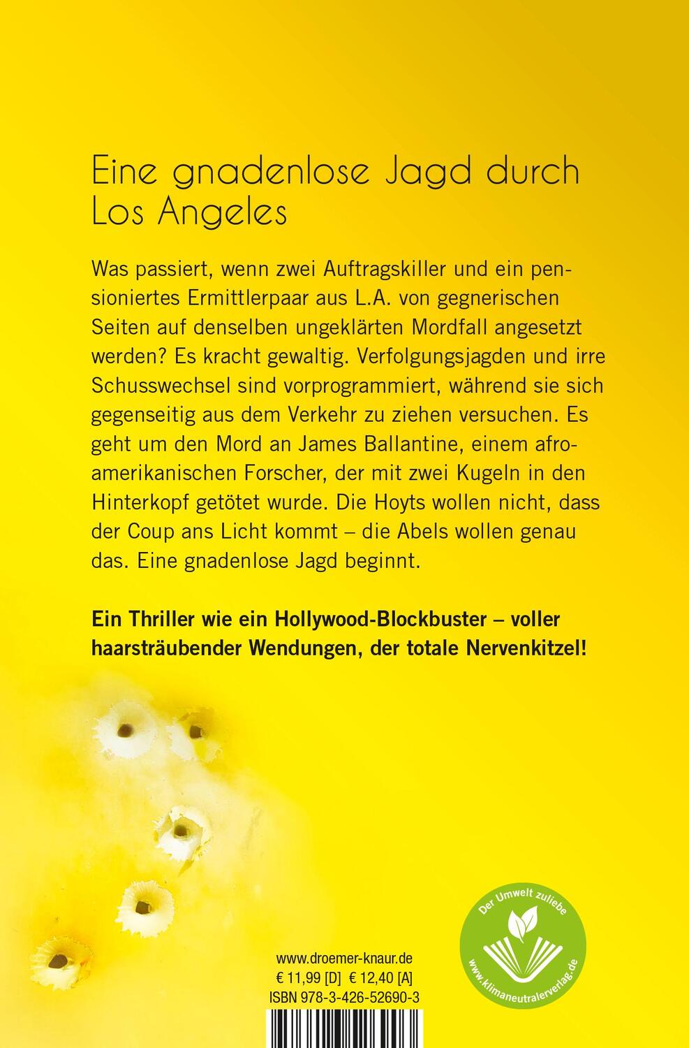 Rückseite: 9783426526903 | Pantherjagd | Thriller | Thomas Perry | Taschenbuch | 400 S. | Deutsch