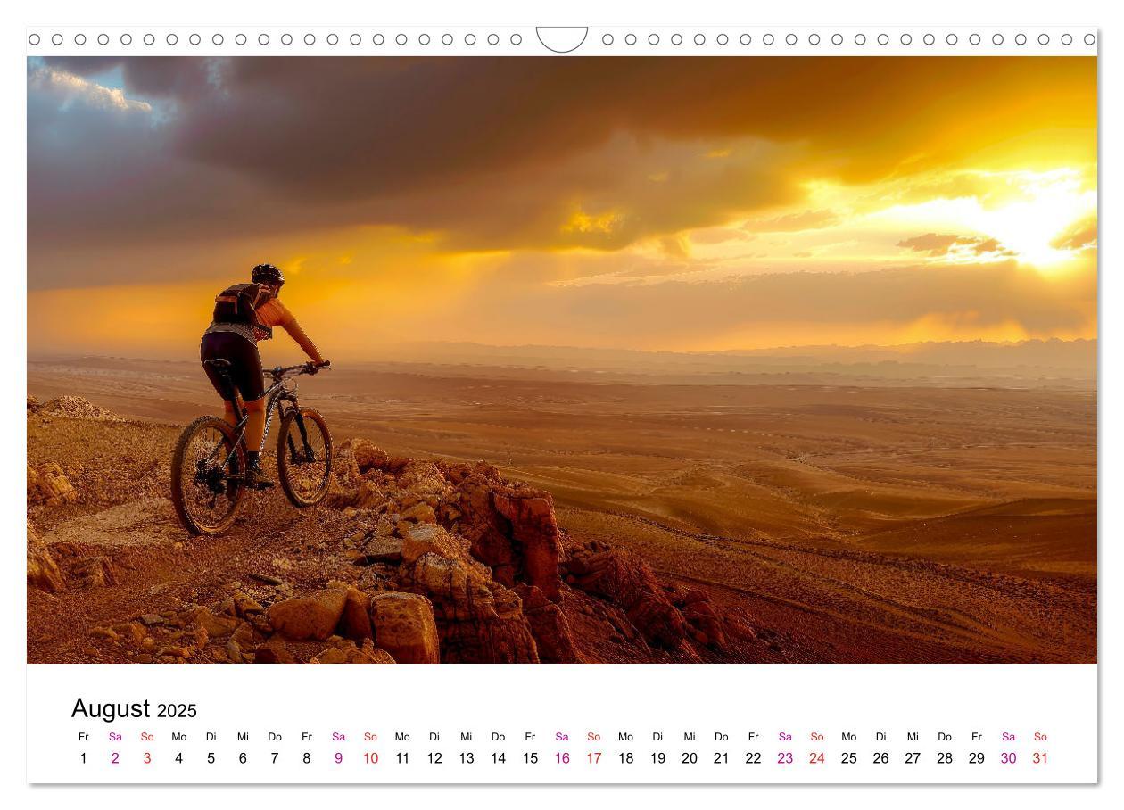 Bild: 9783457149850 | Mountainbike Erlebnisse (Wandkalender 2025 DIN A3 quer), CALVENDO...