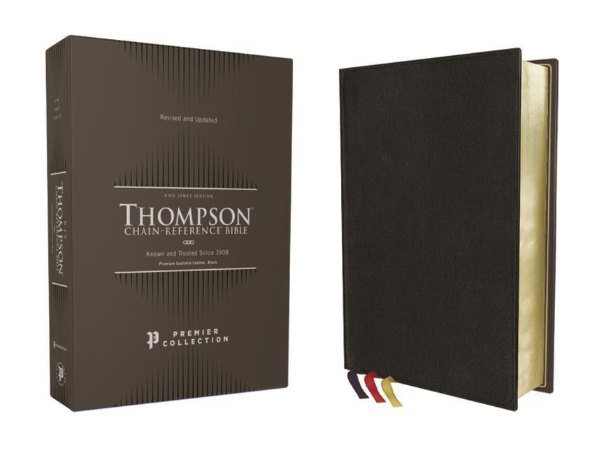 Cover: 9780310459279 | KJV, Thompson Chain-Reference Bible, Premium Goatskin Leather,...