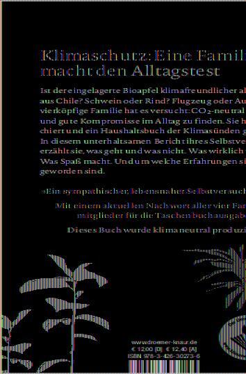 Rückseite: 9783426302736 | Vier fürs Klima | Wie unsere Familie versucht, CO2-neutral zu leben